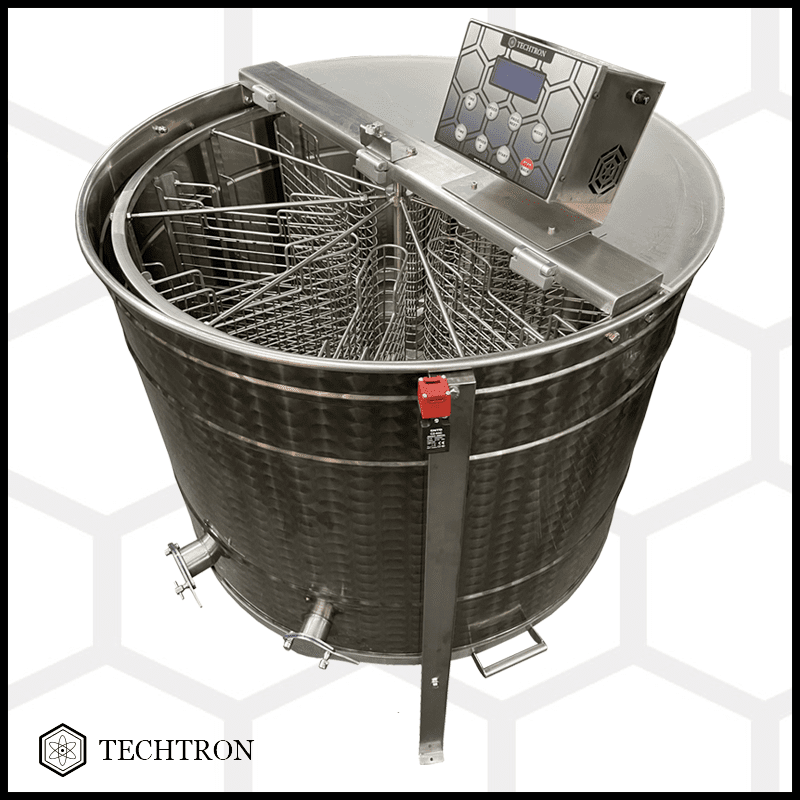 Центрофуга за мед касетъчна автоматична 8/16 рамки с долен мотор 12/220V TECHTRON - Image 1